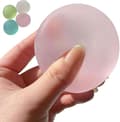 Nya klämleksaker, formbara stressbollar, icke-klibbiga långsamt stigande klämbollar 6 cm Pink