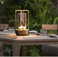 Bærbar LED Bordlampe, Genopladelig & Dæmpbar Skrivebordslampe til Inden-/Udendørs
