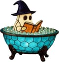Halloween Night Light - Cute Ghost Light for Bathtub, Perfect Halloween Decoration & Gift