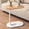 C-format sidobord & soffbord – litet träbord som glider under soffa och säng