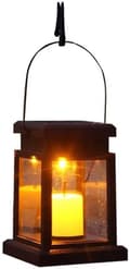 1/4/8-pack Solar Powered Hanging Lanterns with LED Light Effect, Warm White Lighting for Garden, Patio, Trees, and Camping 1-PACK