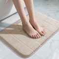 Memory Foam Bathroom Mat, Super Soft and Absorbent, Quick-Drying and Non-Slip, Machine Washable, 40×60/50×80 cm Camel 50x80cm