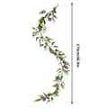 1/2-Pack Easter Garland 170 cm with Easter Eggs – Artificial Garland for Easter Decoration, Home Decor, Mantel & Party 2-Pack