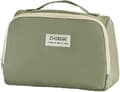 Large Capacity Canvas Pencil Case, Multifunctional Zipper Storage Bag Green