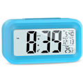 Miniatyrbild 1 av 5: (Blå) LCD Digital Väckarklocka, Smart Digital Väckarklocka med Te