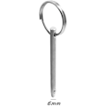 Miniatyrbilde 4 av 5: Sett med 4 hurtigutløserpinner, diameter 8mm og 6,3mm, total lengde