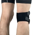 Pikkukuva 5 / 5: L Musta ruostumaton teräs Patella-polvi kaksoispuristuksella dynor