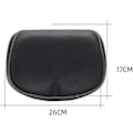 Miniatyrbilde 2 av 5: Nesetomt komfortabel bred sykkelsete med polstret memory foam