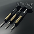 Miniatyrbild 1 av 3: Steeldarts 3-delad professionell dartset 23G Dartset med stålspets