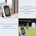 Miniatyrbild 4 av 5: Trådlös LCD digital termometer för inomhus- eller utomhusbruk, Mini