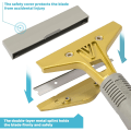 Miniatyrbilde 2 av 5: Industriell skrape med 10 blader, Plancha-skrape for tapet, W