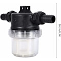 Miniatyrbilde 2 av 5: Vannpumpe Integrert Justerbar Sprinklerfilter Transparent Mes