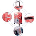 Miniatyrbild 5 av 5: Elastiskt Resväskeöverdrag (Big Data, M (22-24 tums Resväska)) Su