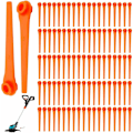 Pikkukuva 1 / 5: 100 kpl 70 mm muoviset varaosaterät Gardena 9823 9825 98