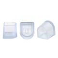 Miniatyrbillede 2 af 3: Hælhætte (2 par) (Transparent)S(9-10 mm) Dame Høj Hæl Prote