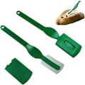 Miniatyrbilde 1 av 5: Brødkniv, 2 stk. karbonstål brødblad, bakerblad, grigne