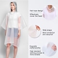 Pikkukuva 2 / 4: 2 Vedenpitävää Ponchoa, Uudelleenkäytettävä EVA Poncho, Unisex Aikuinen, Leirintä,