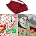 Miniatyrbillede 5 af 5: Foldbar Badminton Net, Bærbar Badminton Net, 610 x 76 cm Volleyball Net, Justerbar Foldbar og Holdbar Udendørs Badminton Net til Indendørs eller Udendørs Sport (Vinrød)
