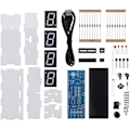 Miniatyrbild 2 av 5: DIY Elektronisk Klockkit (Röd) - 4 LED Digital Klockkit Automatisk