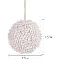 Miniatyrbilde 2 av 5: Chenille håndkle sett med 2, mikrofiber badehåndklær, absorberende håndklær
