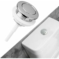 Miniatyrbillede 1 af 5: Skyld knap, 38mm badeværelse og toilet vandbesparende enhed knap