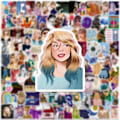 Pikkukuva 3 / 4: 200 kpl Taylor Girl -tarroja Naispuolinen Poplaulaja Swift -tarroja Wat