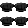 Miniatyrbild 1 av 5: (Svart) 4-pack kockhattar för barn i åldrarna 3-13, justerbara pojkar flickor