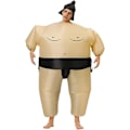 Miniatyrbillede 2 af 4: Sumo-kostume (L/Sumo) Oppusteligt Halloween Karneval Fest for Voksne