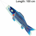 Miniatyrbillede 2 af 5: Blå fisk vindpose karpe vindpose fisk flag fisk vind streamer ud