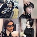 Miniatyrbilde 5 av 5: Wednesday Addams parykk for barn og kvinner, Addams svart lang flettet