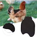 Miniatyrbillede 5 af 5: (Sort) Pet Feather Protection Fixer Høj Kvalitet Stof Bag Vinge