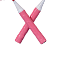 Miniatyrbild 4 av 5: Junior Badminton Set, för barn, 2 förkortade racketar 44 cm, 2