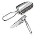 Miniatyrbilde 2 av 5: Sammenleggbar spade, 2 stk hageverktøy, rustfritt stål hagespade
