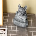 Pikkukuva 5 / 5: Ranskanbulldoggi Tervetuloa Jalustalle Koti- tai Puutarhatarvikkeet G