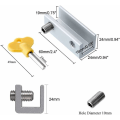 Miniatyrbillede 2 af 4: 4 stk. dobbelt skydevindueslås i aluminiumlegering til børnesikkerhed