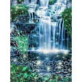 Miniatyrbilde 1 av 4: DIY 5D Diamantmaleri Foss Gress Fullt Tilbehør, Landskap Broderi Maleri Diamantmaleri Fullt Sett Korssting Krystall Rhinestone Håndverk Hjemmedekorasjon 30x40cm