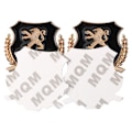 Miniatyrbilde 5 av 5: 2 stk. 3D-metallklistremerker for bil, sidevindu, bakluke, emblem