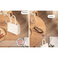 Miniatyrbillede 2 af 5: 3 stk. Foldbar Pung Krog - Foldbar Bordplade Pung Hanger - Skrivebord