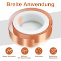 Miniatyrbillede 2 af 4: 1 stk. Kobbertape mod snegle, 30 mm x 30 m Sneglebarriere Protec