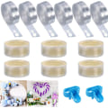 Miniatyrbillede 1 af 5: Ballonbue Kit (14 dele), 6 ruller ballonbue strimmel, 6 ruller