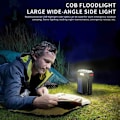 Miniatyrbillede 5 af 5: LED-lommelygte, USB/solcelledrevet ultra-lys stærk port lommelygte
