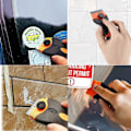 Miniatyrbilde 5 av 5: Glasskeramisk Plate Scraper + 20 Blades, Multipurpose Glass Scrap