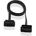 Pikkukuva 1 / 5: 1m OBD2 OBDII jatkokaapeli 16-pin uros-naaras diagnostinen liitin