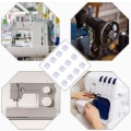 Miniatyrbilde 5 av 5: 12 stk symaskin spoler, symaskin spoler, gjennomsiktig plast symaskin spoler maskin tilbehør