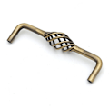 Miniatyrbilde 3 av 4: Set med 4 antikke Inconel skuffhåndtak for kommoddører - bronse/