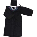 Miniatyrbillede 1 af 5: Graduation Kjole Sort Hue Sort Dragt Sort Abaya College