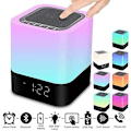 Miniatyrbillede 1 af 5: Trådløs Bluetooth-højttaler med touch-kontrol flerfarvet LED-senge
