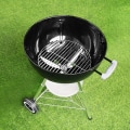 Miniatyrbillede 3 af 4: 34CM Blankpoleret Stål Grillrist til Weber Kulgrill