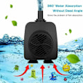 Miniatyrbillede 2 af 5: 15W 800l/h springvandspumpe dam pumpe vandfunktion pumpe havepumpe
