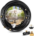 15M Misting System, Patio Misting Cooling System,(21 Nozzle) Utendørs